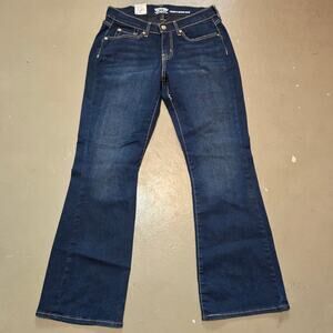 NWT Signature Levi Strauss‎ & Co Mid Rise Curvy Stretch Boot Cut Jeans Size 30s
